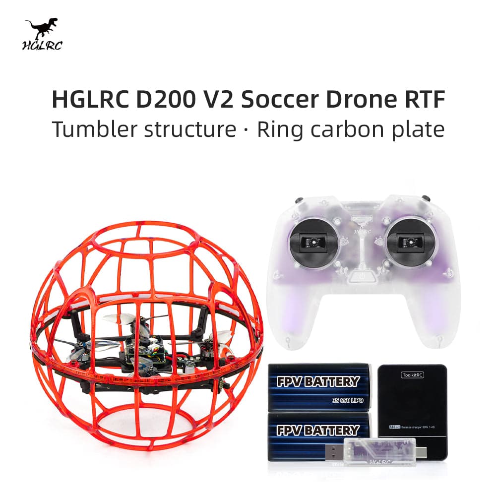 HGLRC D200 V2 Soccer Drone RTF Kit