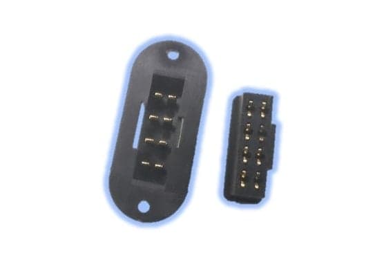 Black Moulded MPX Connectors (Pair) for fpv drones 1