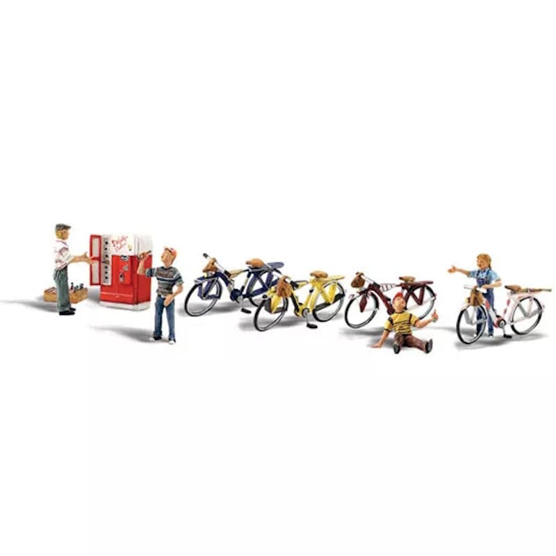 Woodland Scenics A2752 O Train Figures Bicycle Buddies for fpv drones