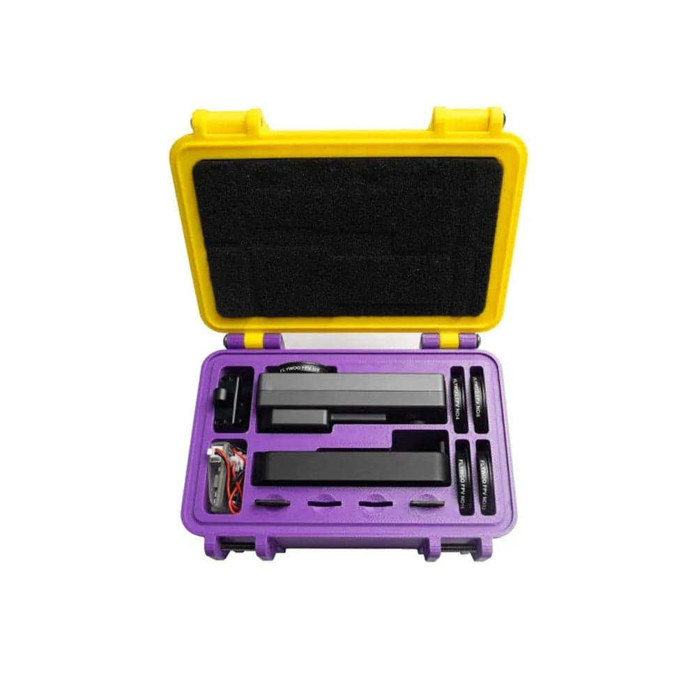 Flywoo 3D Printed Storage Box for Flywoo Naked GoPro 2.0/2.1 - Yellow/Purple for fpv drones