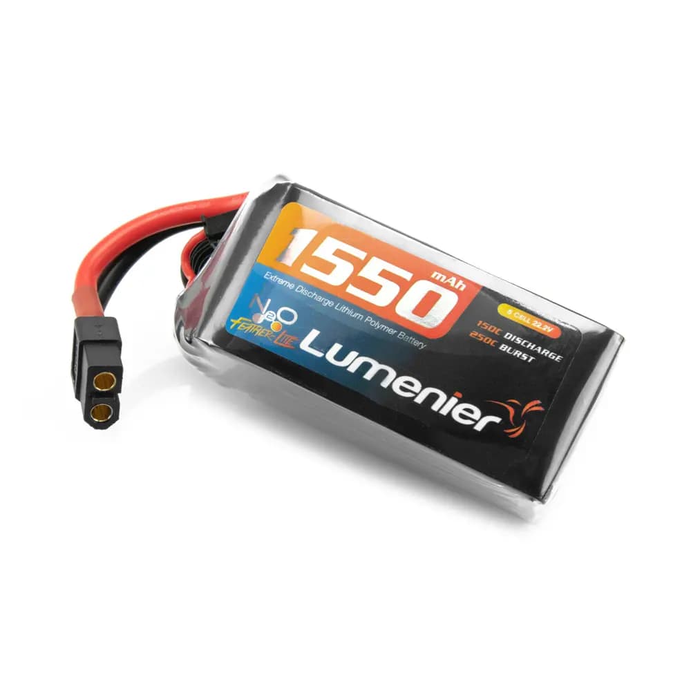Lumenier N2O Feather-Lite 1550mAh 6s 150c Lipo Battery (XT-60) - 2 for fpv drones 2