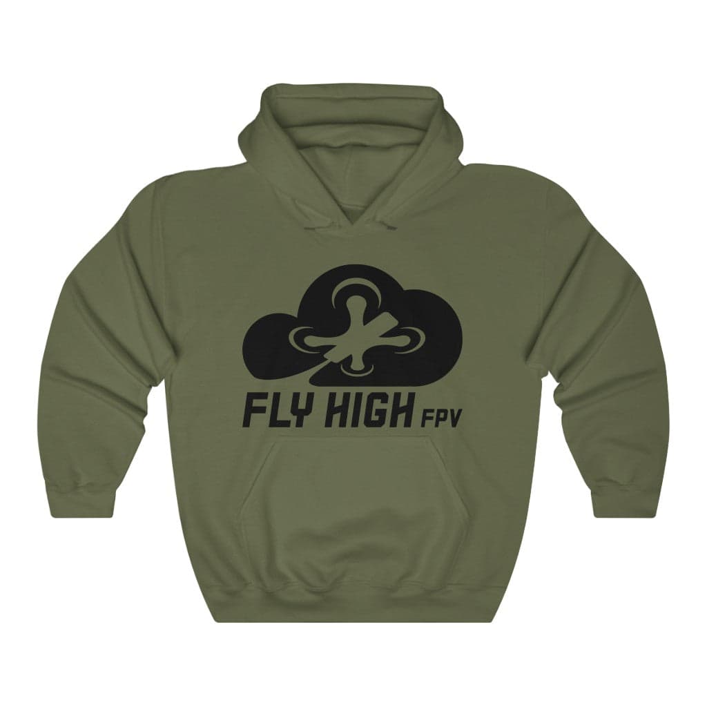 Fly High FPV Hoodie (Tango2 approved) - Black Logo for fpv drones 67