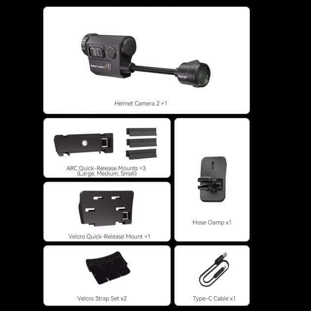 Runcam Helmet 2 action camera for helmet for fpv drones 6