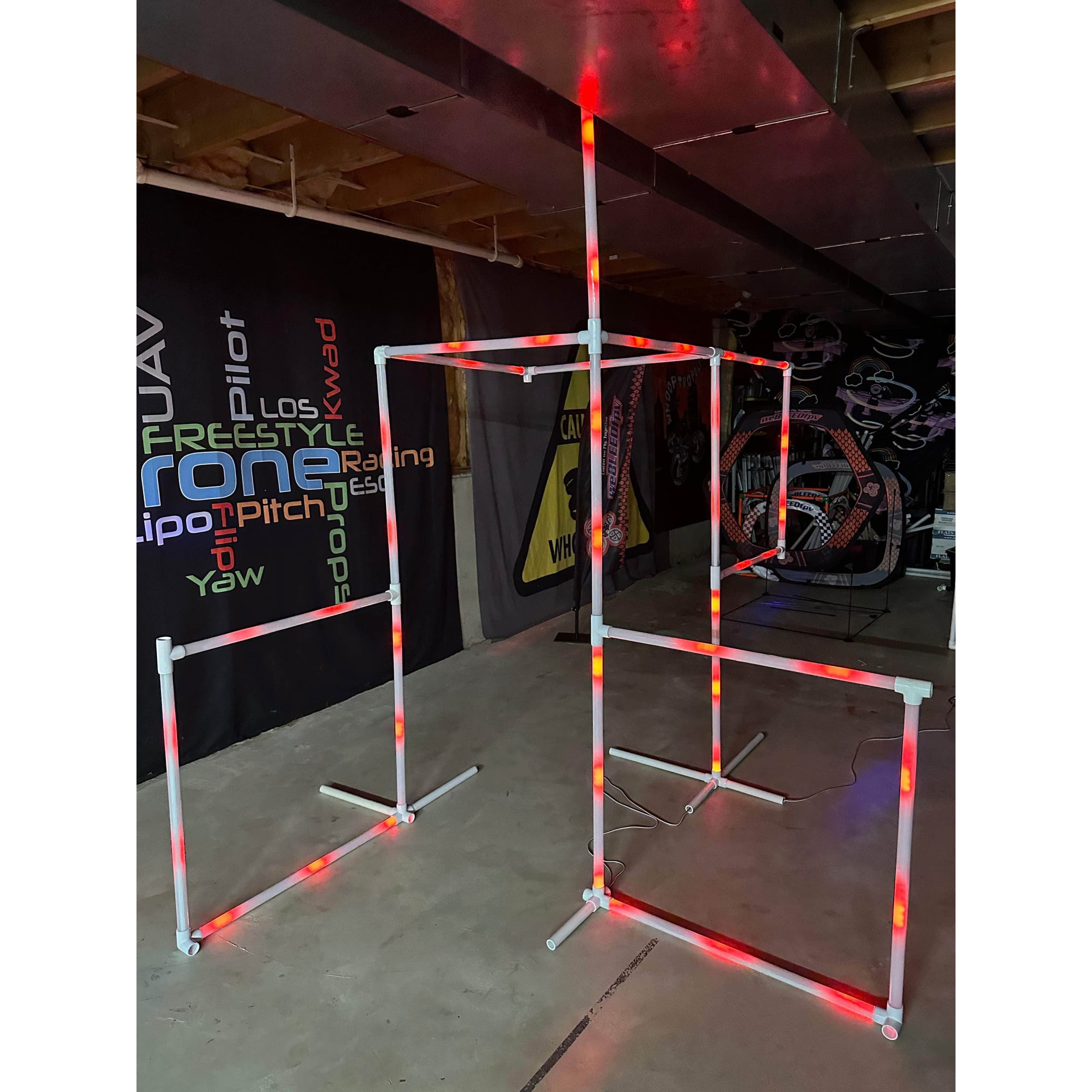 PRE-BUILT weBLEEDfpv DIY LED TUBE WHOOP TRACK RACING KIT