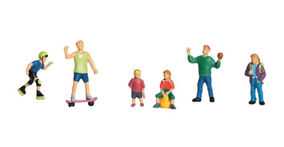 Woodland Scenics A1830 HO Scale train Figure Kids at Play for fpv drones
