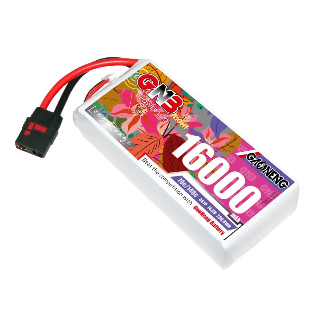 GAONENG GNB 4S1P 14.8V 16000mAh 70C RC LiPo Battery QS8 [DG] for fpv drones 5