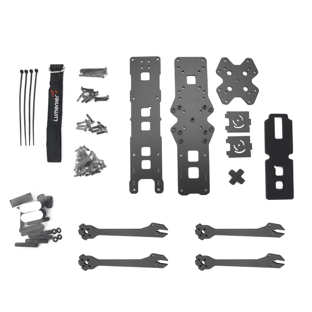 Lumenier QAV-R 2C Frame Kit - 7" - 7 - Black for fpv drones 7