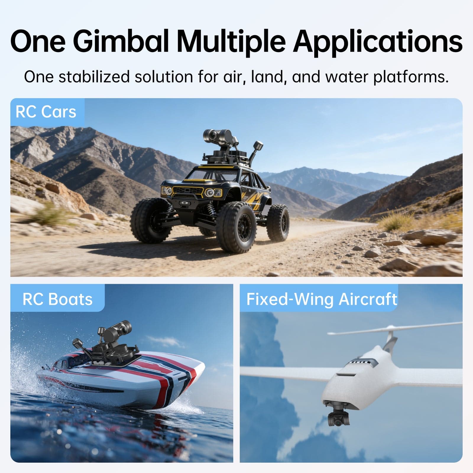 CaddxFPV Gimbal GM3 V2 for fpv drones 5