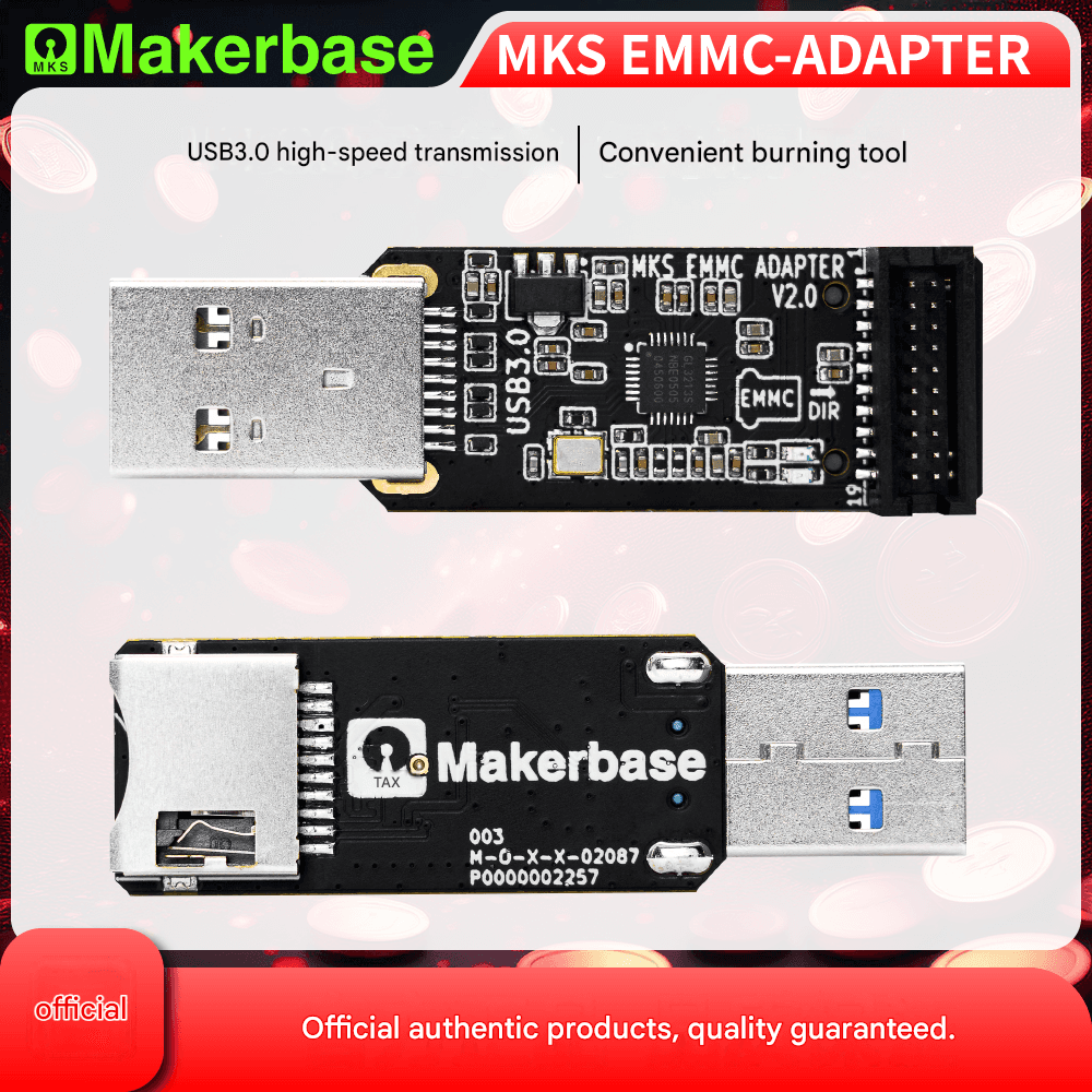 Makerbase MKS EMMC-ADAPTER V2 USB 3.0 Card Reader for MKS EMMC for fpv drones 1