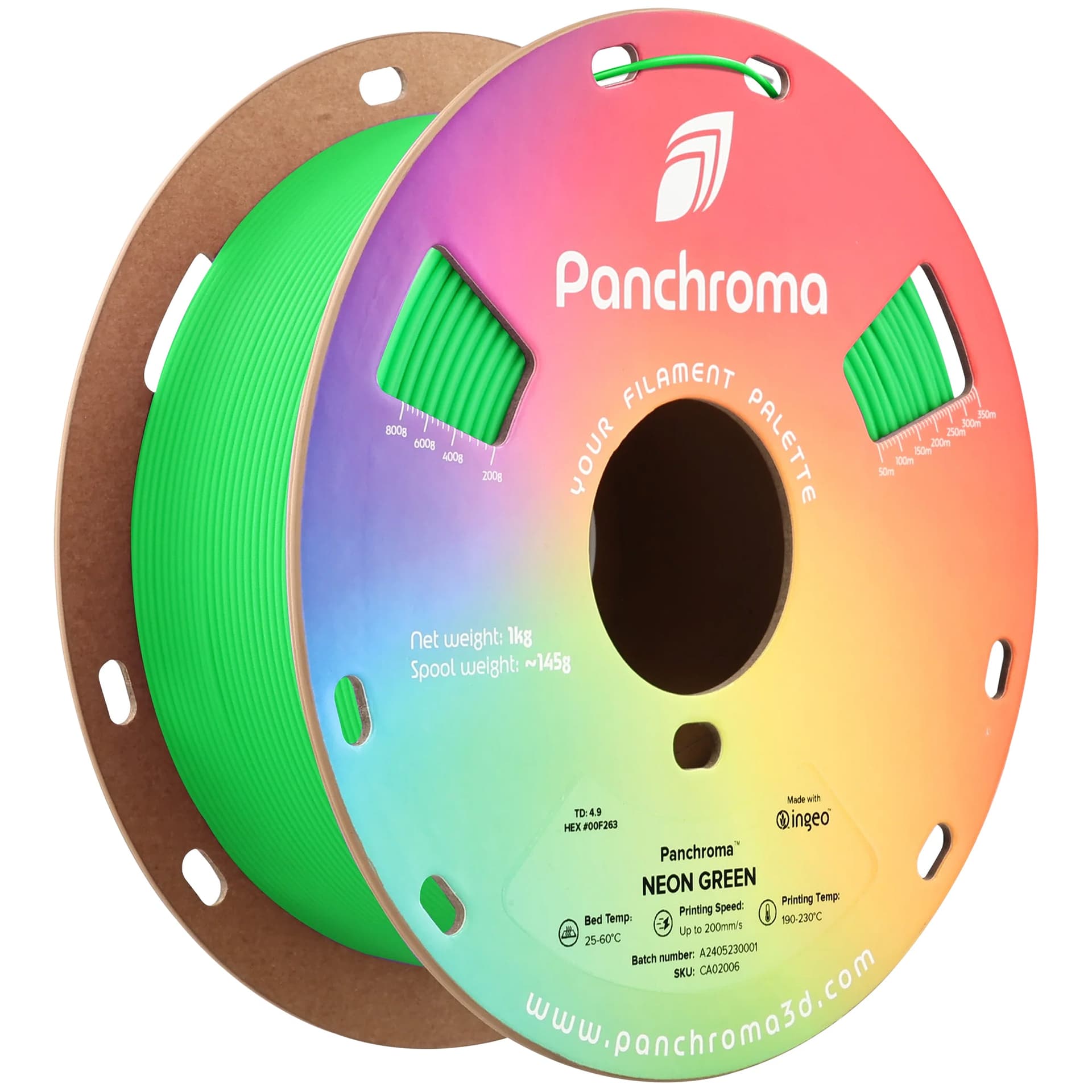 Polymaker Panchroma Neon PLA 1.75mm Filament 1kg for fpv drones 2