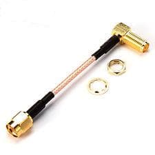 5cm 90 Degree SMA Female to SMA Male RG316 Cable for fpv drones