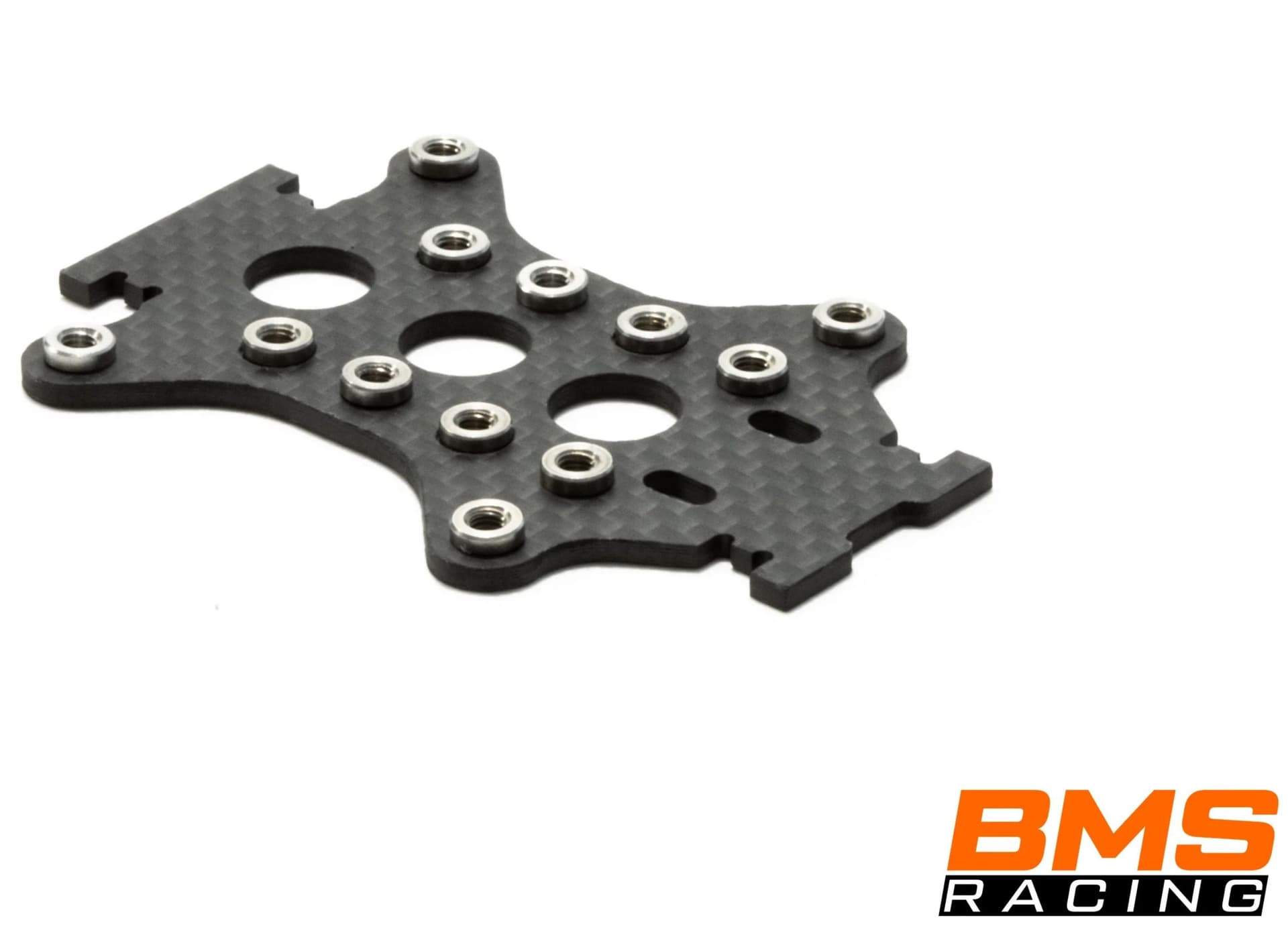 BMS Racing JS-2 Mid Plate with Pressnuts Fitted T700 Carbon for fpv drones 1