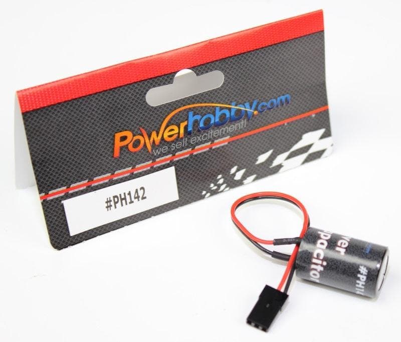 Powerhobby Glitch Buster Power Capacitor Spektrum Futaba Savox Hitec AirTronics for fpv drones