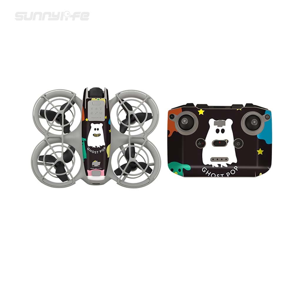 Skin Wrap voor DJI Neo drone + RC-N3 controller - GHOST POP for fpv drones