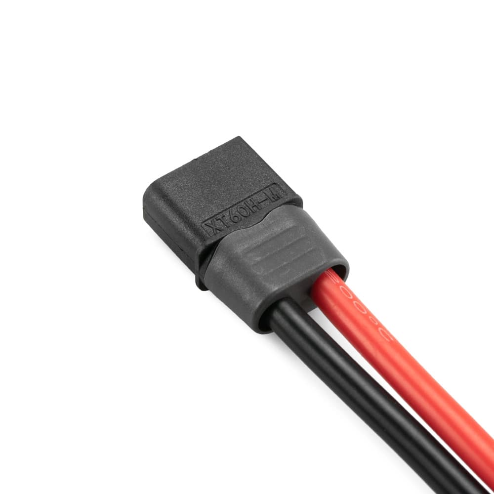 XT60H 12/14AWG Male/Female Pigtail - Black (3pcs)  for fpv drones 2