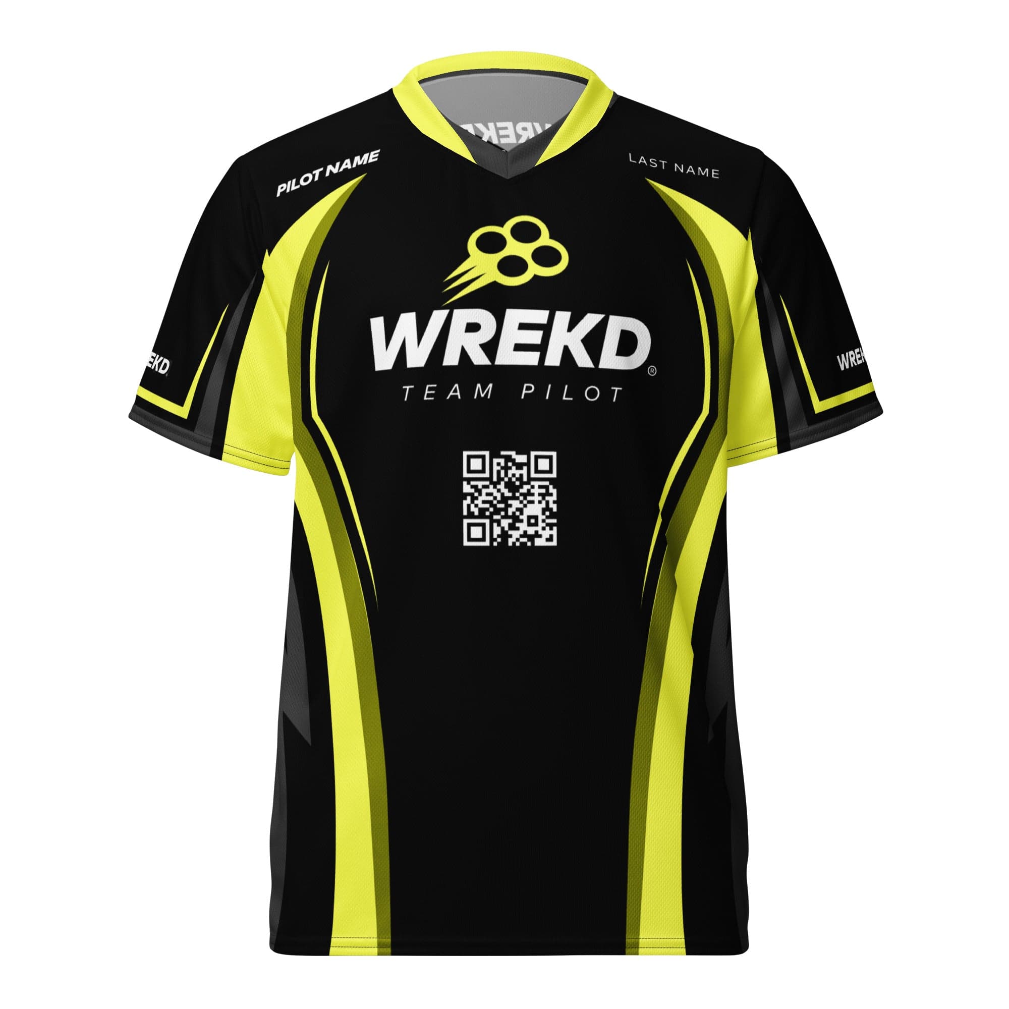 WREKD® Official Team Pilot Jersey - Customize for fpv drones