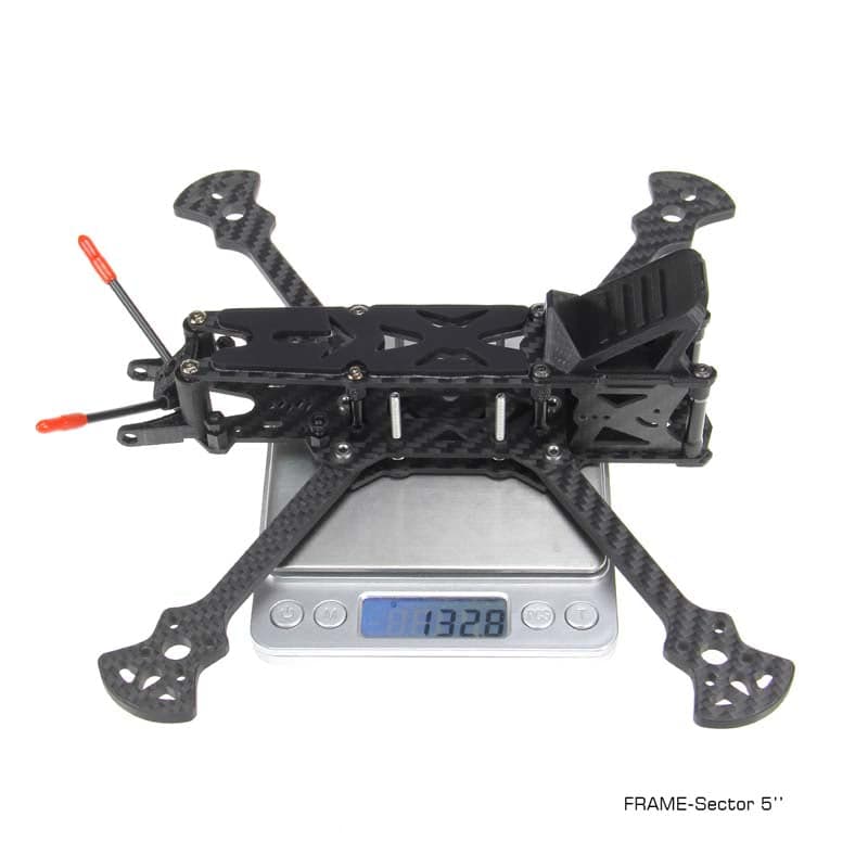 HGLRC Sector Freestyle  3K Carbon Fiber Frame Kit for RC Drone FPV Racing for fpv drones 9