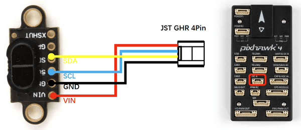 VL53L1X Time-of-Flight Laser Rangefinder - Accurate Distance Sensing 4m for fpv drones 9