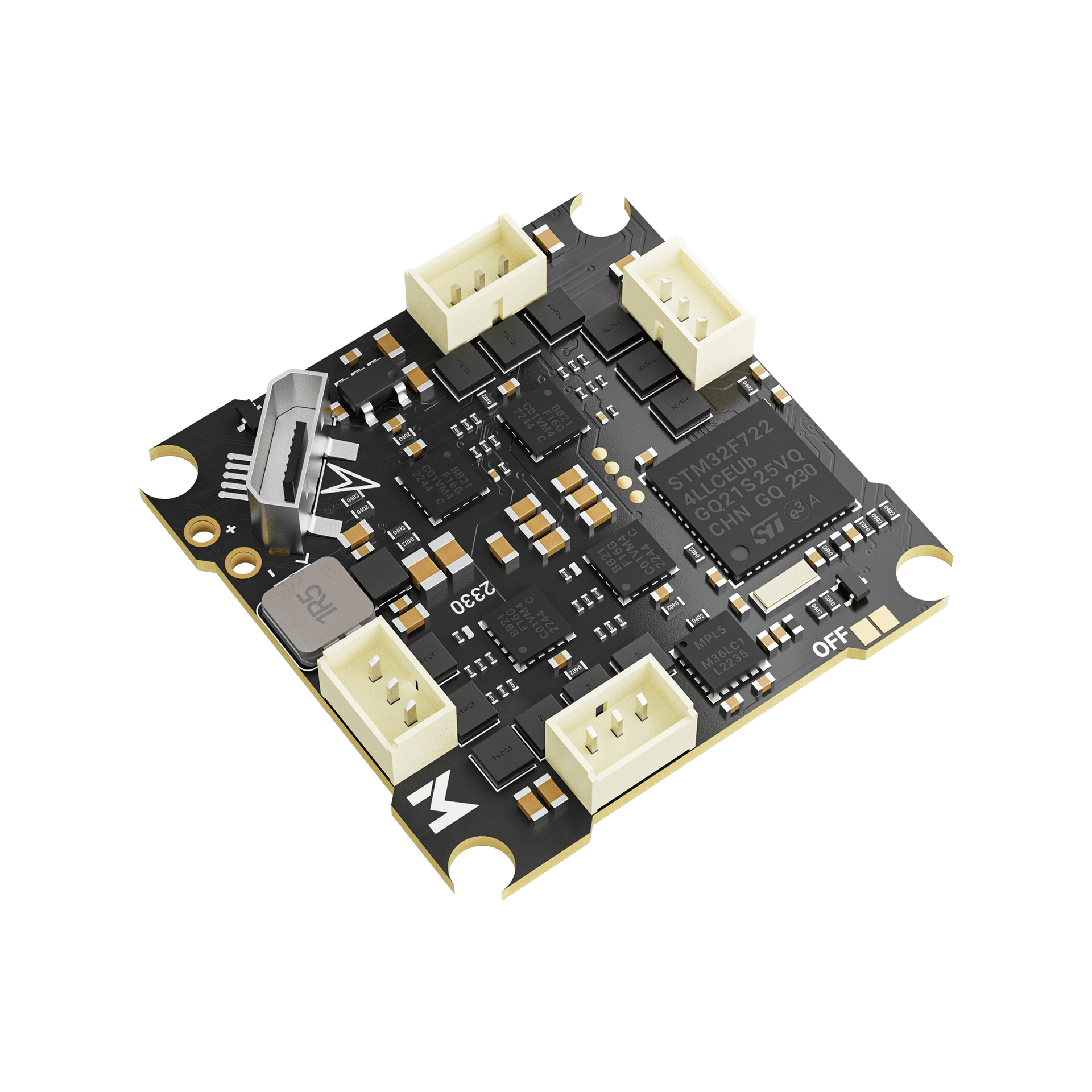 MEPS SZ F411 1S 7A AIO Flight Controller Analog for Micro Drones 25.5x25.5 for fpv drones 1