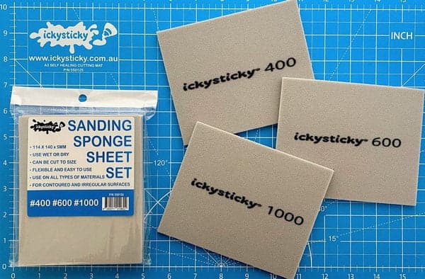 SANDING SPONGE SHEET SETS 3 PACK for fpv drones 4