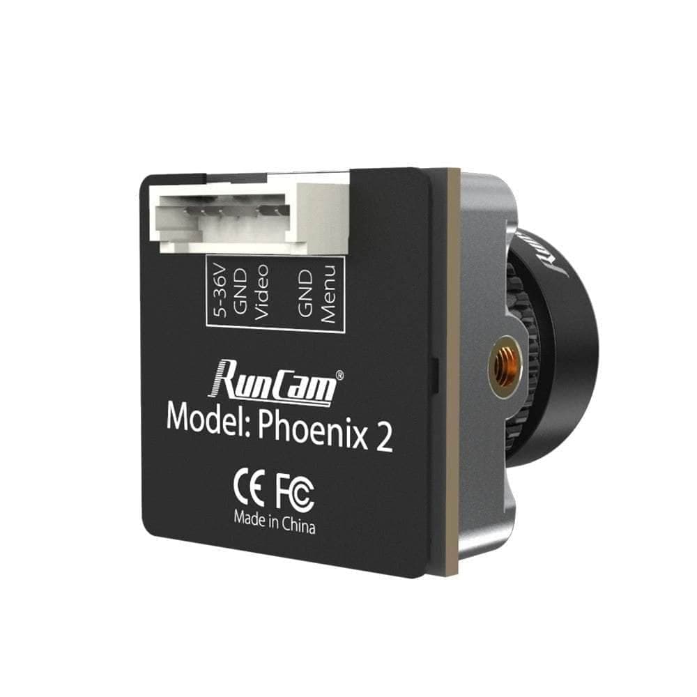 RunCam Phoenix 2 Micro 1000TVL CMOS 4:3/16:9 PAL/NTSC FPV Camera (2.1mm) - Silver for fpv drones 2