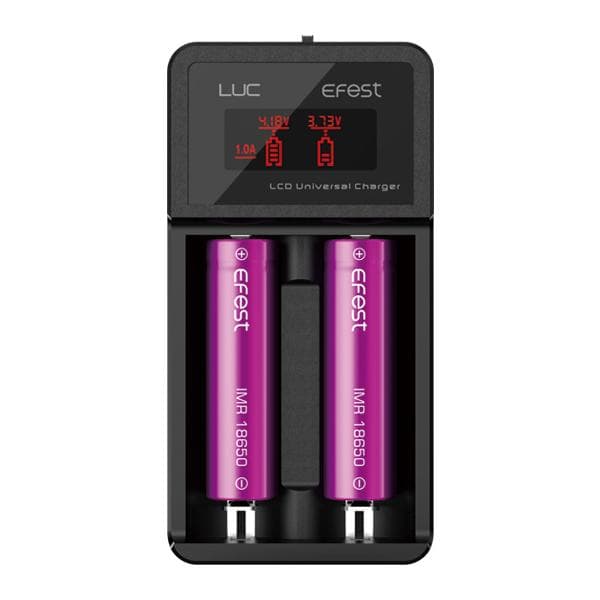 Efest LUC V2 Li ion 2 bay Charger With Power Bank Function for fpv drones 2