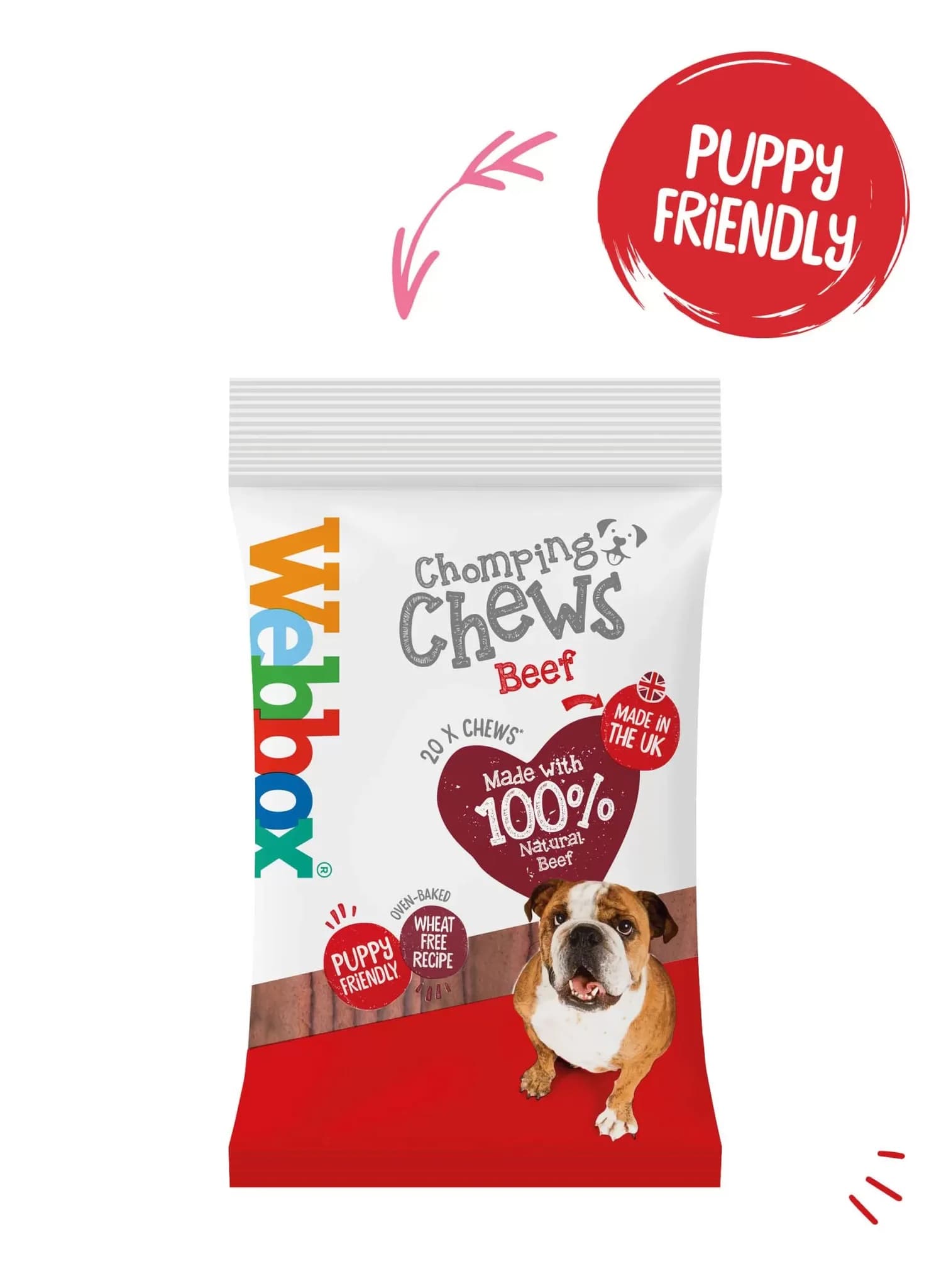 Webbox - Chomping Dog Chews - Beef - 20 Pack for fpv drones