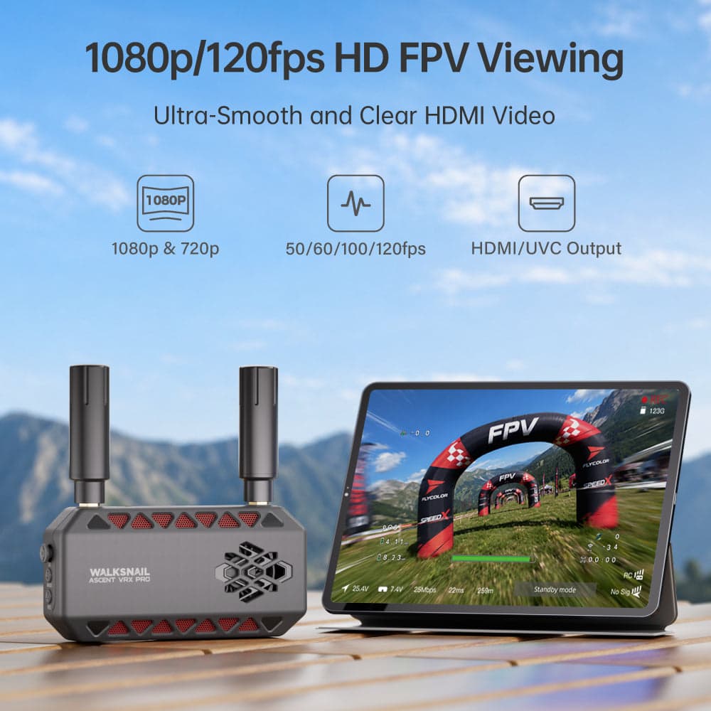 Walksnail Ascent FPV VRX Pro + Lite+ VTX Kit for fpv drones 5