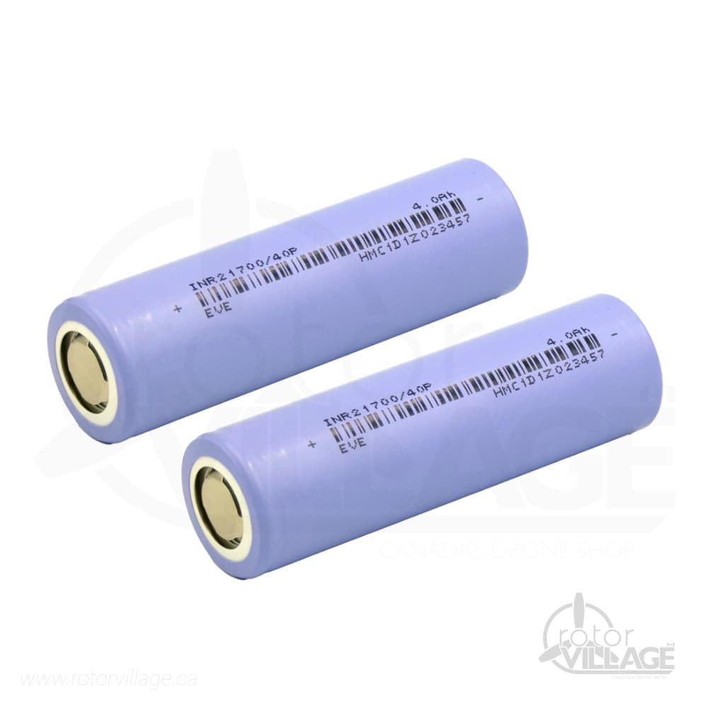 EVE 40P 21700 4000mah 50A Li-ion (2pc) for fpv drones