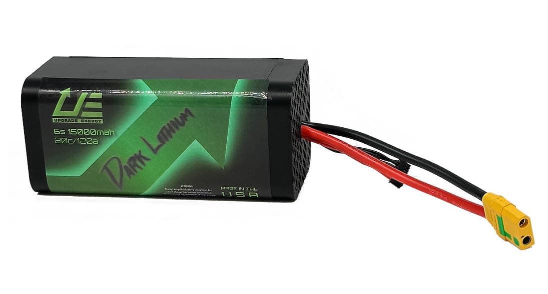 Upgrade Energy BotGrinder 6S 15000mAh Li-Ion Battery for fpv drones