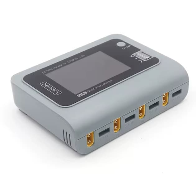 ToolkitRC Q4AC 4x 25/50W XT30 Lipo battery charger