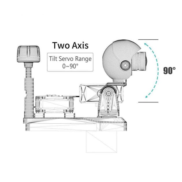 AtomRC Headtracking 2D Gimbal for Headtracking for fpv drones 5