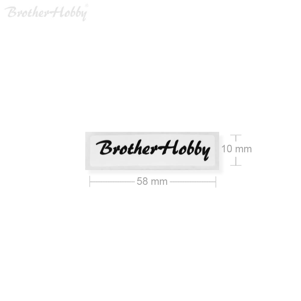 Brotherhobby Logo Sticker (klein) for fpv drones 1