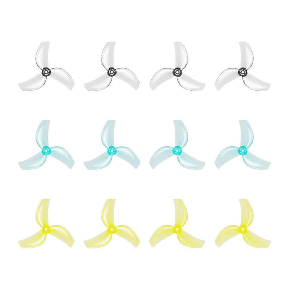 Gemfan 1611-3 40mm Tri-blade 1.5mm Shaft - (2CW+2CCW) - Choose Color for fpv drones 3