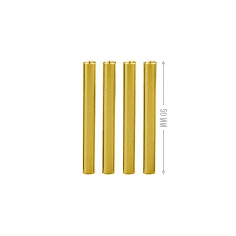 M3 Aluminium Standoffs (4 stuks) - ROND - 50mm - GOUD for fpv drones 1