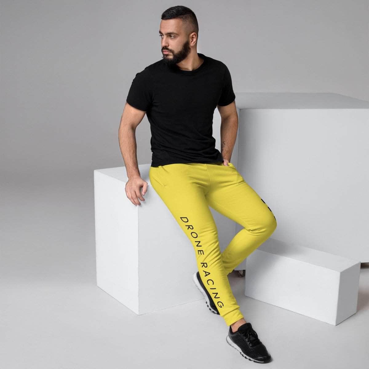 WREKD Drone Racing Men's Joggers - Yellow for fpv drones 6