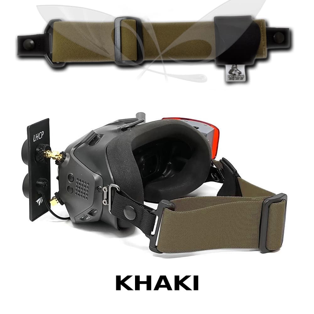 FatStraps HD Goggle Strap - DJI FPV/Avatar/Dominator/HDZero - 2.5  for fpv drones