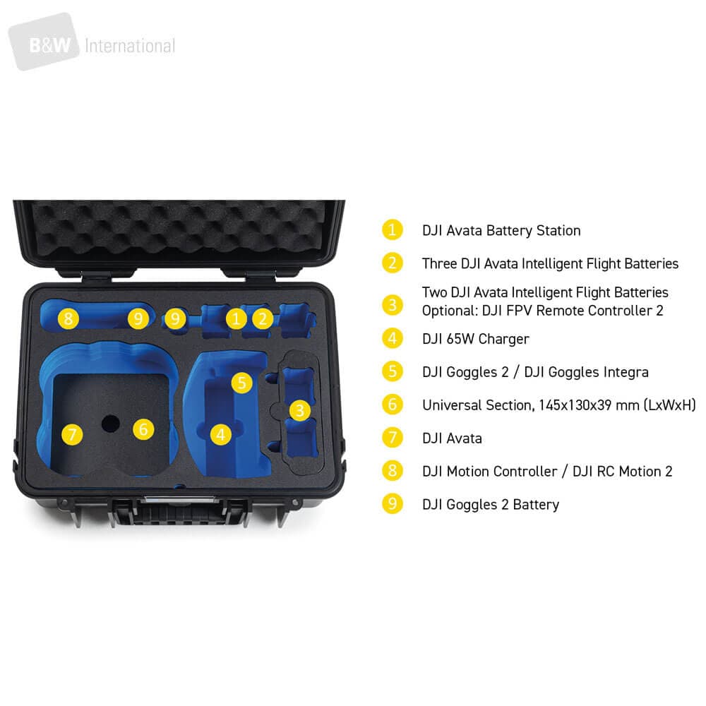 B&W Outdoor Cases - DJI Avata Combo for fpv drones 4