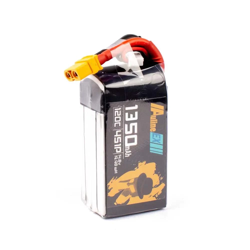 Auline EX 1350mAh 4S 120C Lipo Battery - 2.5 for fpv drones