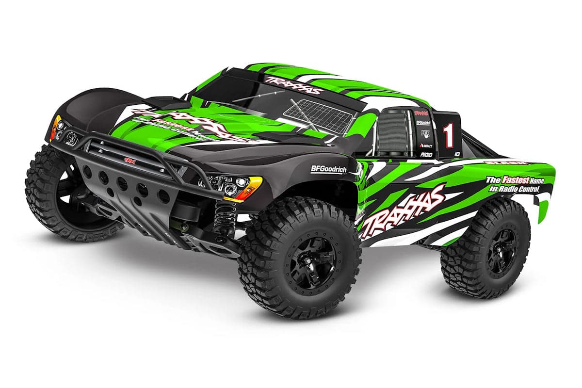 Traxxas 58234-8-GRNX Slash 1/10 RTR 2WD Short Course Truck (GREEN) for fpv drones