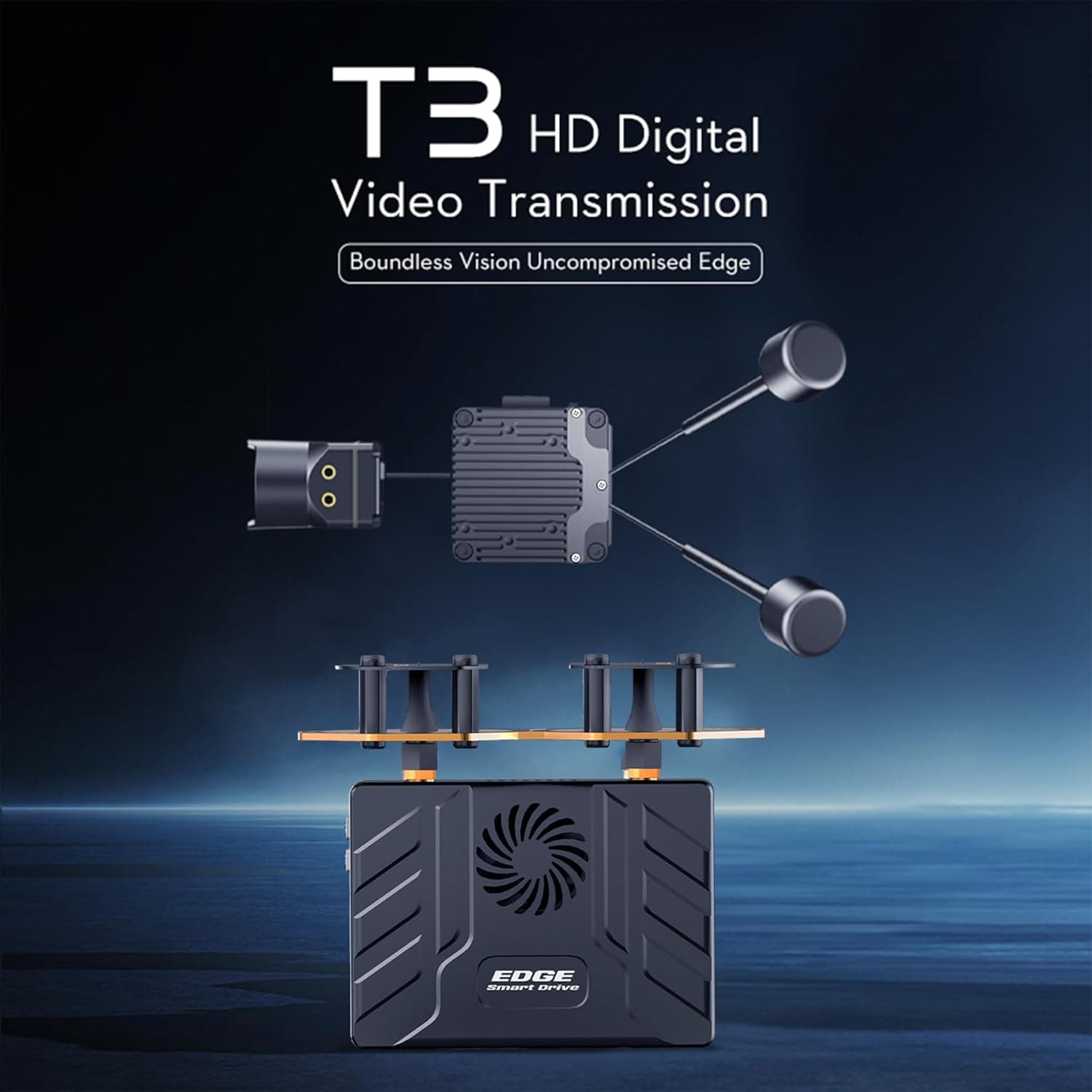 Edge Smart T3 Combo - Complete VTX & VRX FPV Video System for fpv drones 3