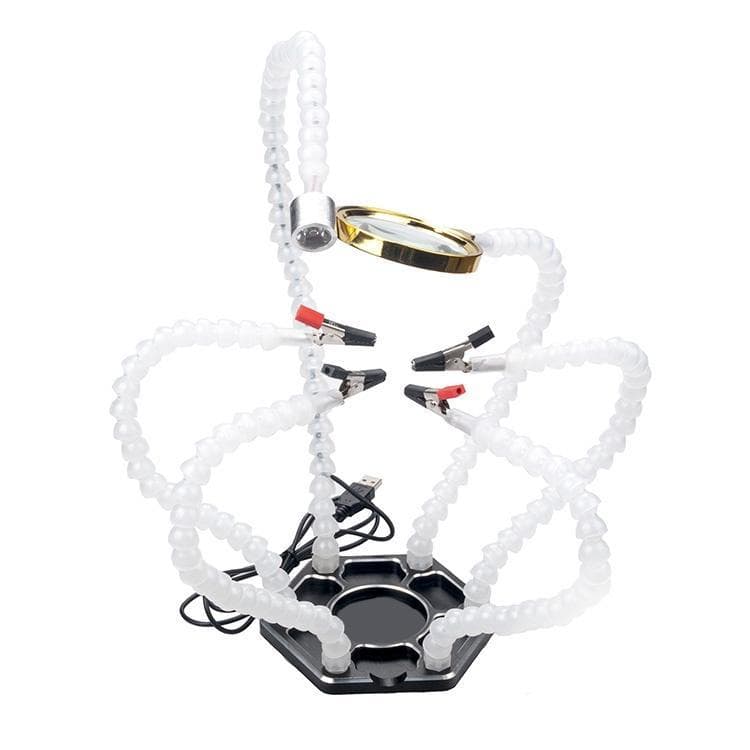 Phaser FPV Helping Hands with LED Light and Magnifier