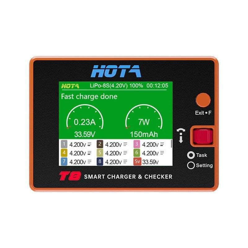 Hota T8 650W 22A 1-8S DC Smart Charger for fpv drones 2