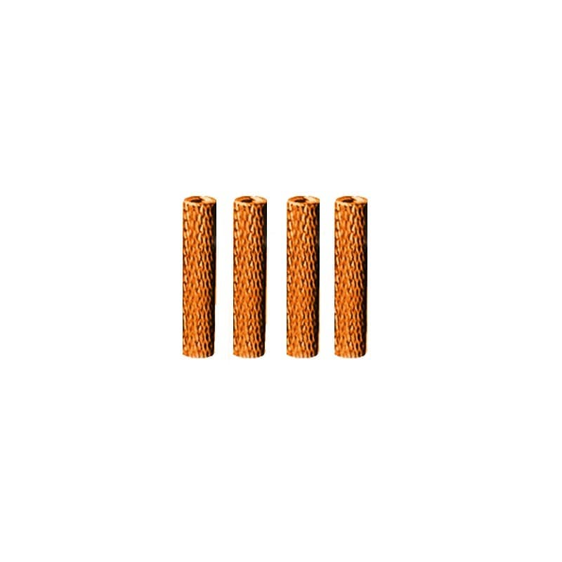 M3 Aluminium Standoffs (4 stuks) - GEKARTELD - 30mm - ORANJE for fpv drones