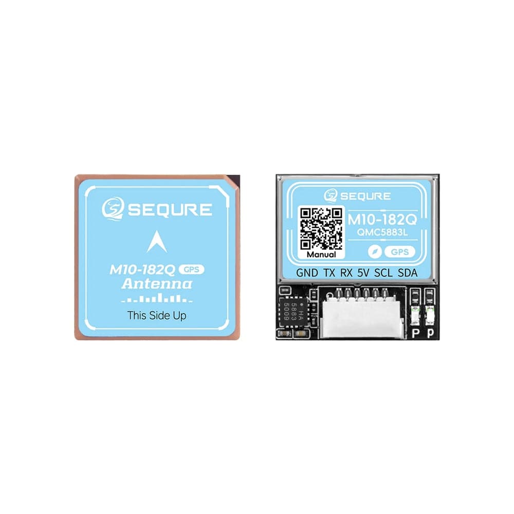 Sequre M10-182Q GPS Module Small Size Fast Positioning BF INAV Ardupilot Fixed-wing Drone for fpv drones 2
