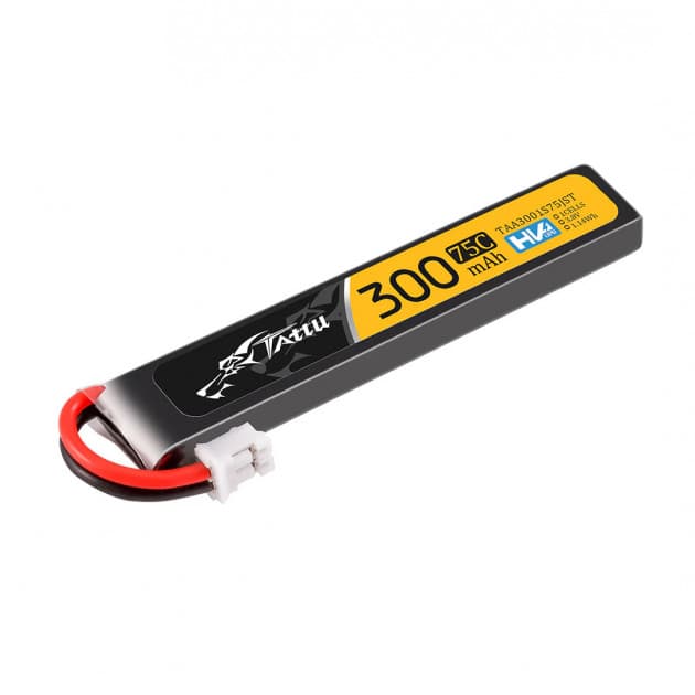 Tattu 300mAh 1S 75C Lipo battery for fpv drones