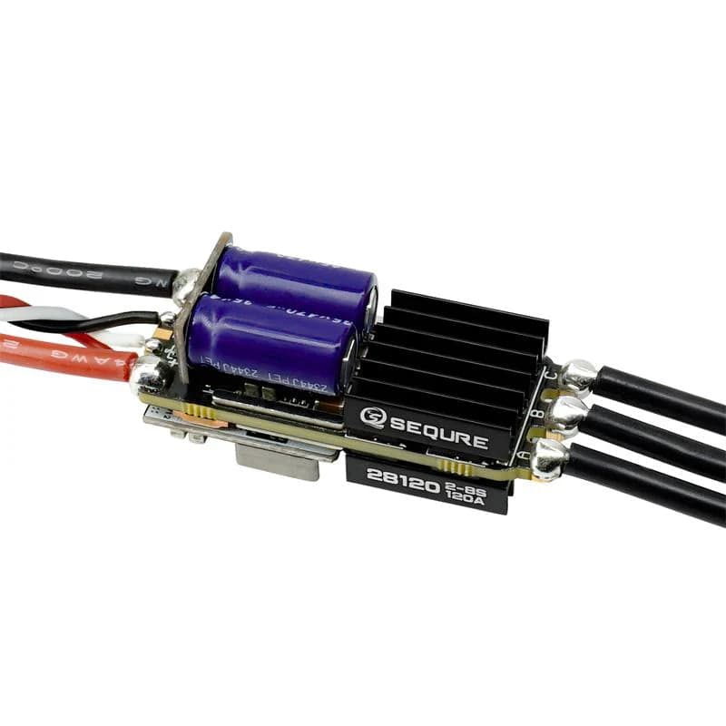 Sequre 28120 2-8S 120A AM32 ESC for X-Class/Cinelifter Drone Airplane RC Car for fpv drones 9