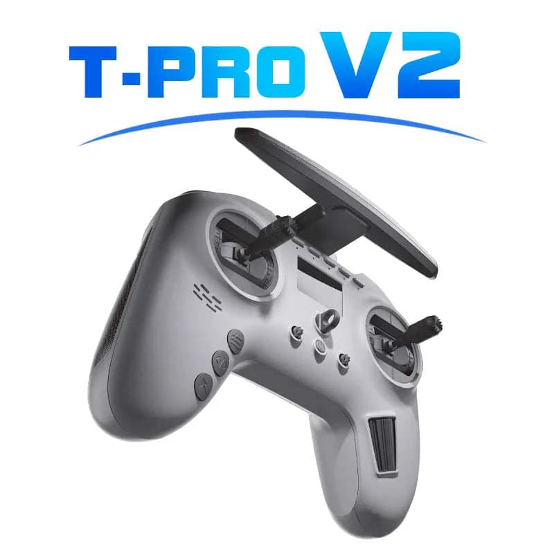 Jumper T Pro V2 ELRS 1W 2.4GHz HALL Sensor Gimbals 1.3" OLED Screen EdgeTX RC Transmitter for fpv drones 1