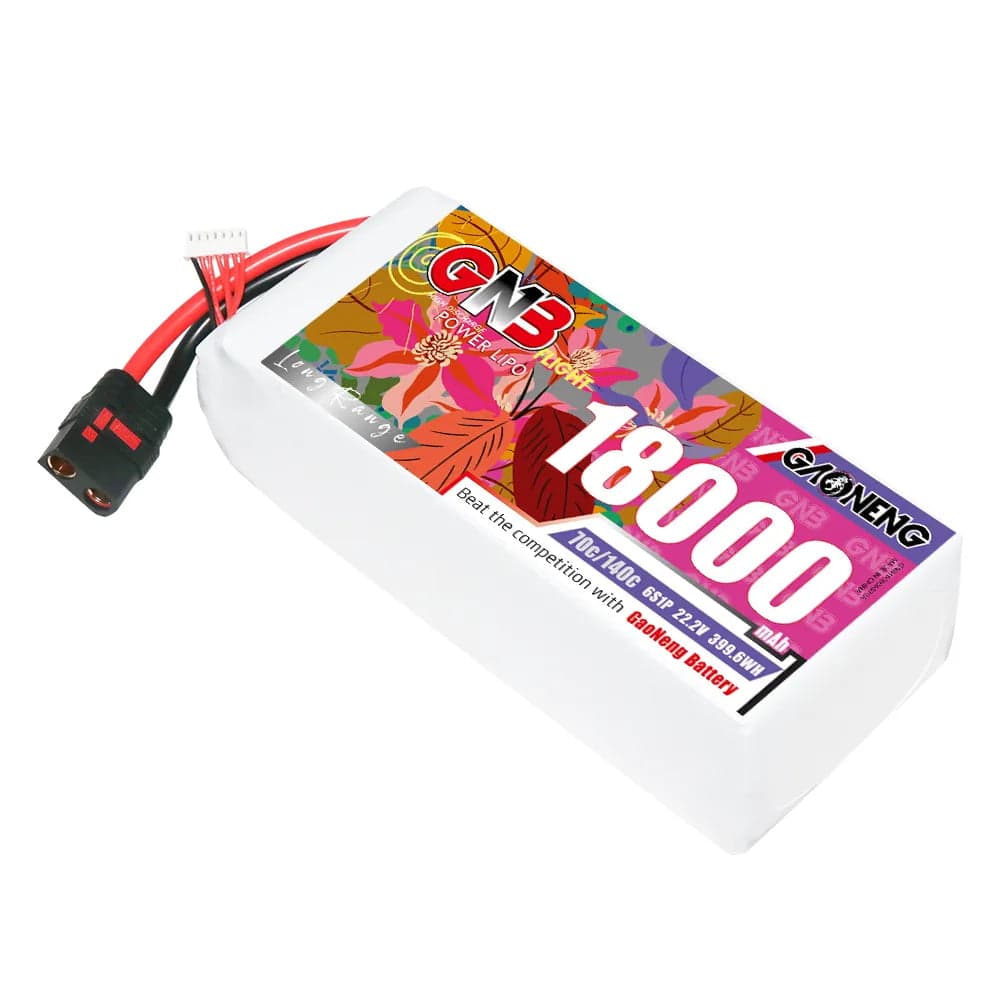 GAONENG GNB 6S1P 22.2V 18000mAh 70C RC LiPo Battery QS8 [DG] for fpv drones 5