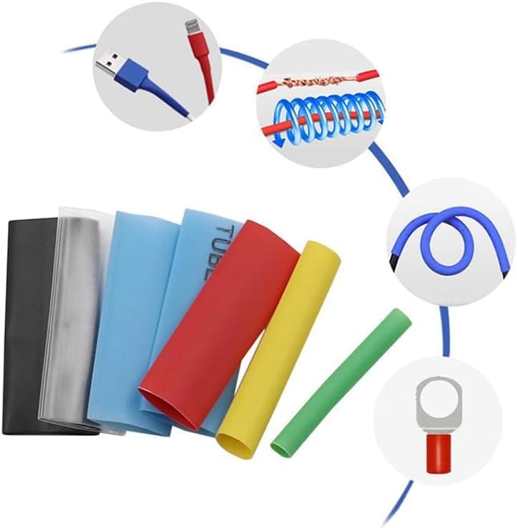 Heat Shrink Tubing Kit, 11 Sizes, 2:1 Ratio, 580 pcs, for fpv drones 3